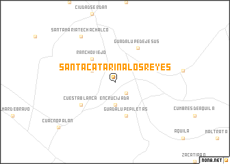 map of Santa Catarina los Reyes