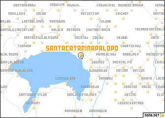 map of Santa Catarina Palopó