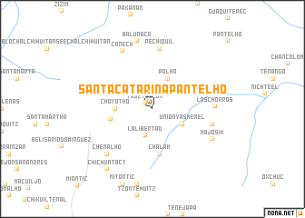 map of Santa Catarina Pantelhó