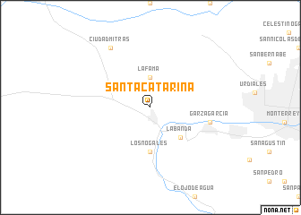 map of Santa Catarina