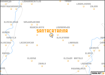 map of Santa Catarina