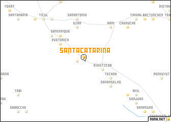 map of Santa Catarina