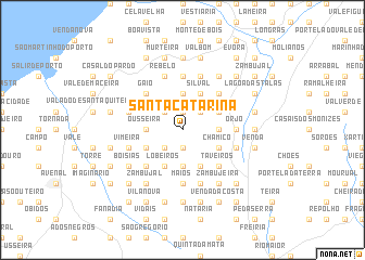 map of Santa Catarina