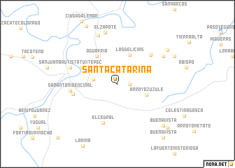 map of Santa Catarina