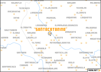 map of Santa Catarina