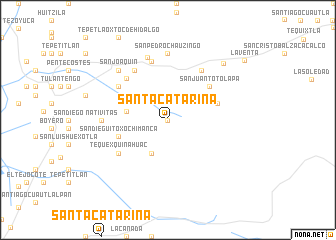 map of Santa Catarina