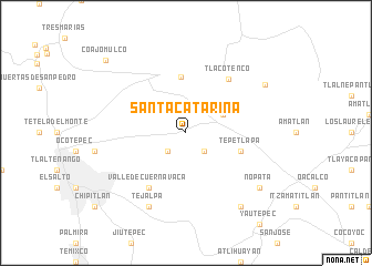 map of Santa Catarina