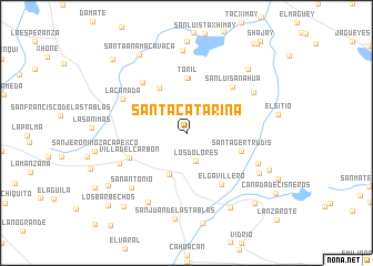 map of Santa Catarina
