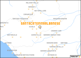 map of Santa Caterina Albanese