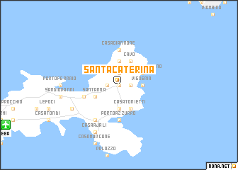 map of Santa Caterina