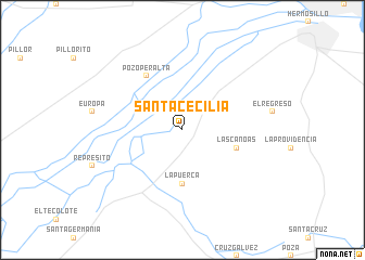 map of Santa Cecilia