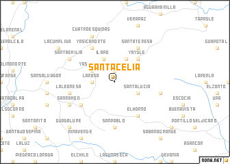 map of Santa Celia