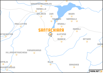 map of Santa Chiara