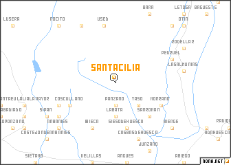 map of Santa Cilia