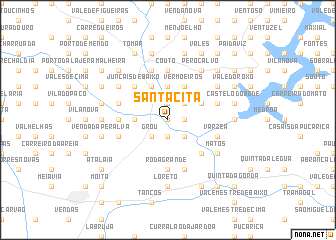 map of Santa Cita