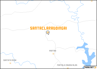 map of Santa Clara do Ingaí