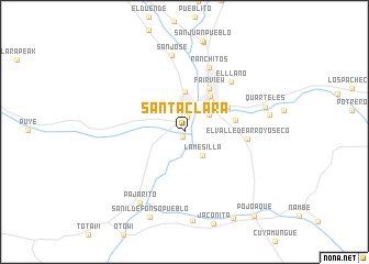 map of Santa Clara