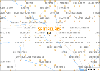 map of Santa Clara