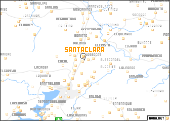 map of Santa Clara