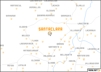 map of Santa Clara