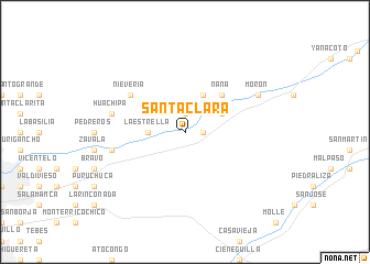 map of Santa Clara