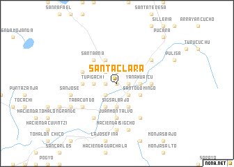 map of Santa Clara