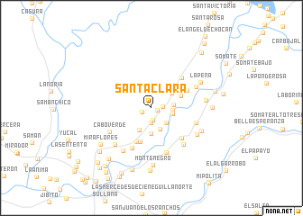 map of Santa Clara