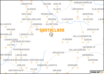 map of Santa Clara