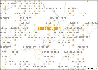 map of Santa Clara