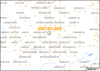 map of Santa Clara