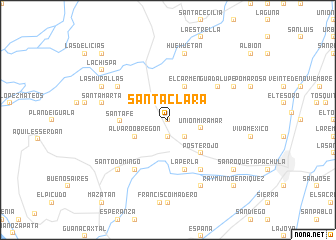 map of Santa Clara