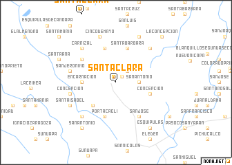 map of Santa Clara