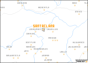 map of Santa Clara