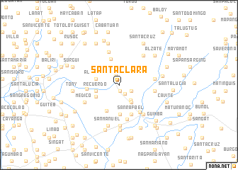 map of Santa Clara