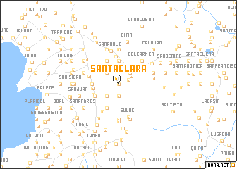 map of Santa Clara