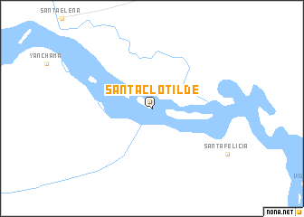 map of Santa Clotilde