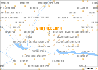 map of Santa Coloma