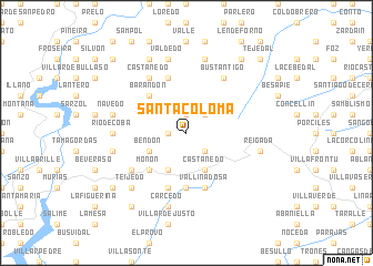 map of Santa Coloma