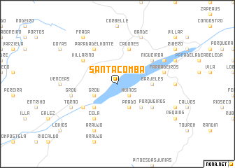 map of Santa Comba