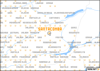 map of Santa Comba