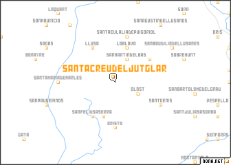 map of Santa Creu del Jutglar
