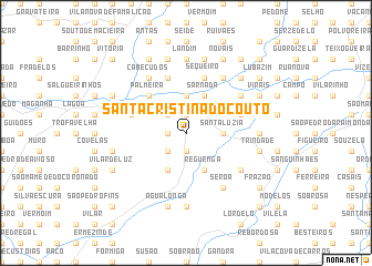 map of Santa Cristina do Couto