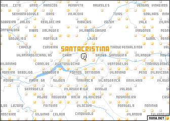 map of Santa Cristina