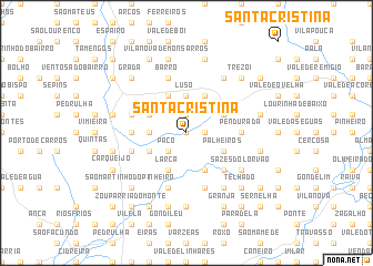 map of Santa Cristina