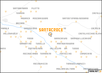 map of Santa Croce