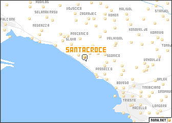 map of Santa Croce