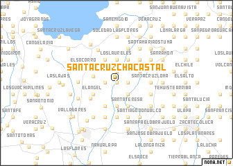 map of Santa Cruz Chacastal