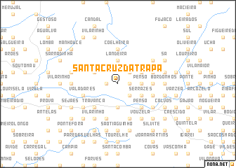 map of Santa Cruz da Trapa