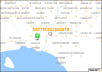 map of Santa Cruz de Gato