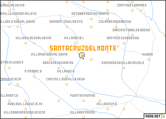 map of Santa Cruz del Monte